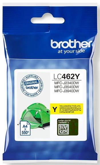 kazeta BROTHER LC-462 Yellow MFC-J2340DW/J3540DW/J3940DW (550 str.)