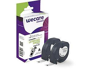 alt. páska wecare ARMOR pre DYMO S0721510, LetraTag PAPER,Black/White,2*12mm*4m