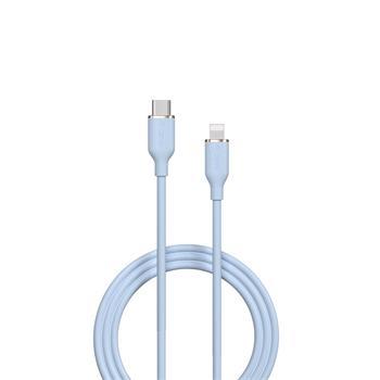 kábel Devia Jelly EC631 USB-C - Lightning 1,2 m 27W modrý