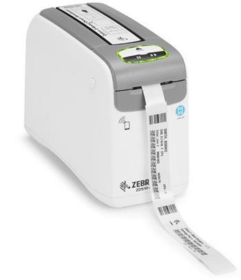 Zebra ZD510 Wristband; direct thermal, ZPL II, XML, 300 dpi, EU and UK Cords, USB, USB Host, Etherne