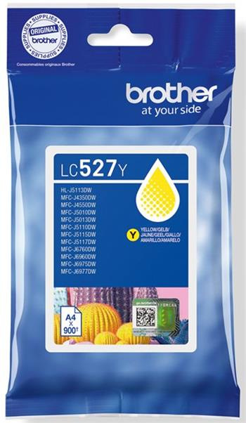 kazeta BROTHER LC-527 Yellow MFC-J5010DW/J5110DW (900 str.)