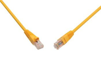 Patch kábel CAT5E UTP PVC 3 m žltý snag-proof C5E-114YE-3MB