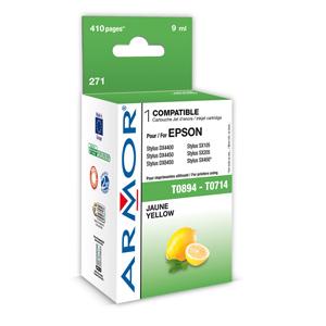 alt. kazeta wecare ARMOR pre EPSON Stylus D78/ DX4000, SX105/405 Yellow (T0714,T0894)