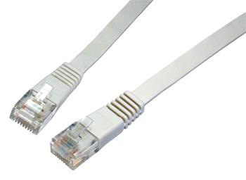 Patch kábel plochý CAT5E UTP LSOH 2 m sivý non-snag-proof C5E-111GY-2MB