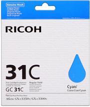 toner RICOH Typ GC 31 LC Cyan GXe2600/GXe3000N/GXe3300N/GXe3350N/GXe5550