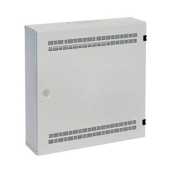 Rozvádzač SOHO LC-18 s lištami 2U, 4U a 11U, 550x550x150 mm sivá RAL 7035