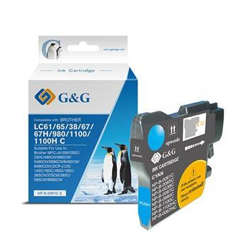 alt. kazeta G&G pre BROTHER LC1100C/LC1100HC/LC980C DCP-145C / DCP-163C / DCP-165C / DCP-167C / DCP-