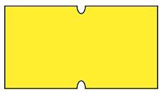 cenovkové etikety 22x12 COLAPLY - žlté (pre etiketovacie kliešte) 1.250 ks/rol.
