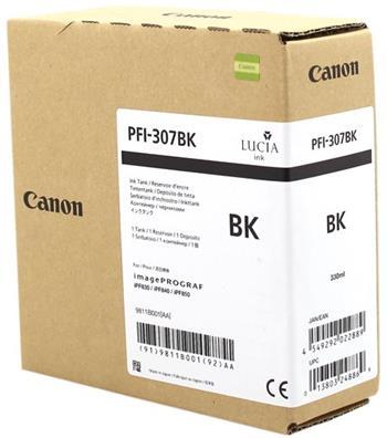 kazeta CANON PFI-307BK black iPF 830/840/850 (330 ml)