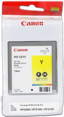 kazeta CANON PFI-101Y Yellow pre iPF 5000/5100/6000s/6100 (130 ml)