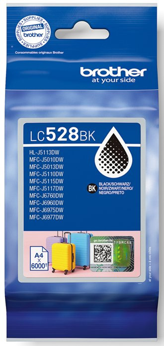 kazeta BROTHER LC-528 Black MFC-J5010DW/J5110DW (6000 str.)