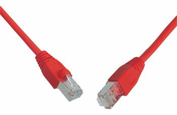Patch kábel CAT6 SFTP PVC 5 m červený snag-proof C6-315RD-5MB