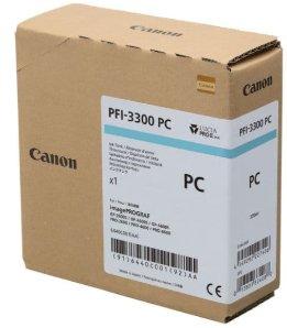 kazeta CANON PFI-3300PC Photo Cyan iPF PRO-2600/4600/6600 (330 ml)