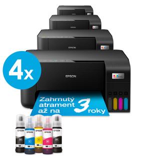 AKCIA: 4x MFP "ecoTANK" EPSON L3270/1