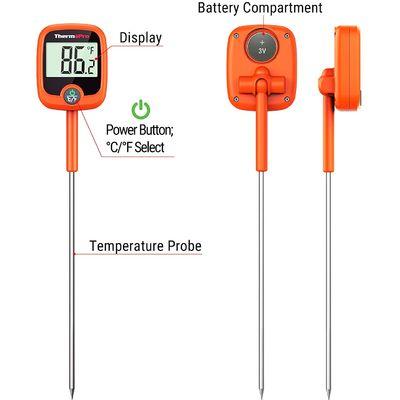 digitálny kuchynský teplomer ThermoPro TP-509 (LCD, klip, 20 cm ihlicová sonda.)