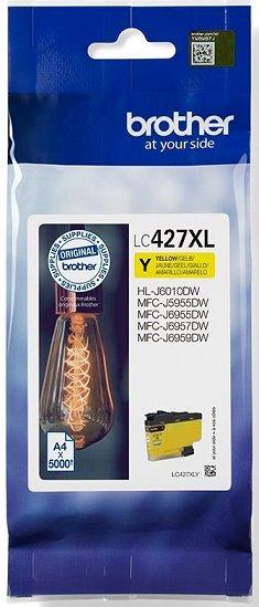 kazeta BROTHER LC-427XL Yellow MFC-J5955DW/MFC-J6955DW/MFC-J6957DW (5000 str.)