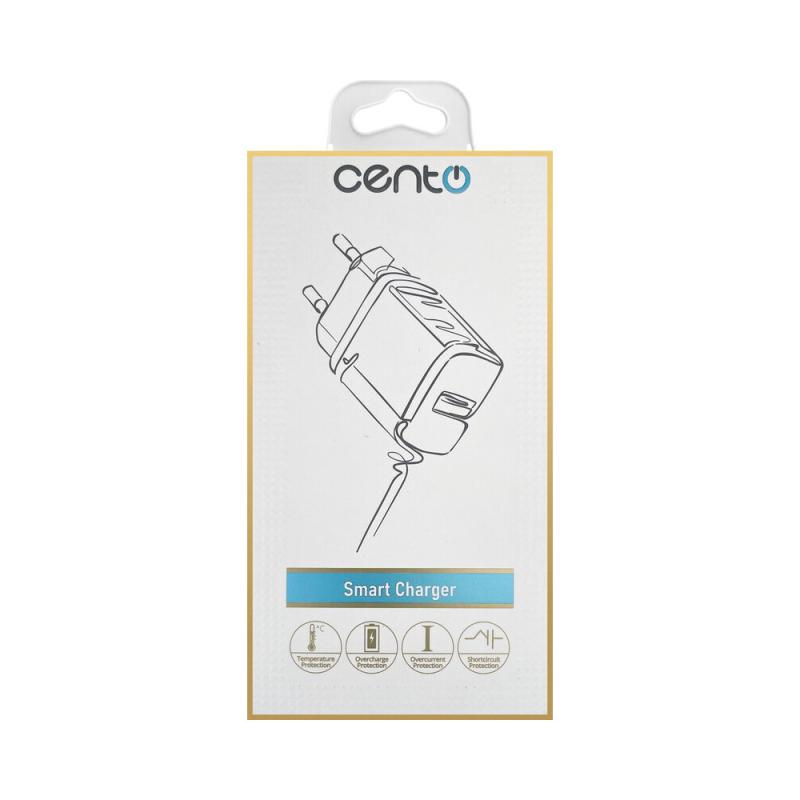 nabíjačka CENTO P102 1Typ C(PD)+1USB(QC)/3A/20W biela 1