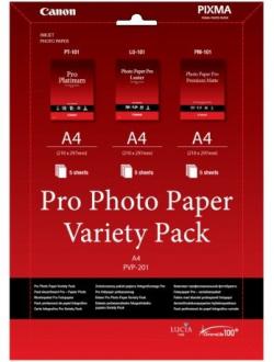 Canon Papier Pro Variety Pack PVP-201 A4 5+5+5ks (PVP201)