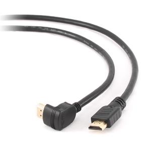 kábel HDMI 1.4 Samec/Samec dĺžka 1,8m, 1 konektor pod uhlom