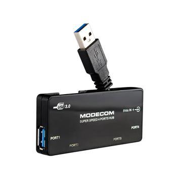 Modecom MC-4P externý USB 3.0 4-portový hub