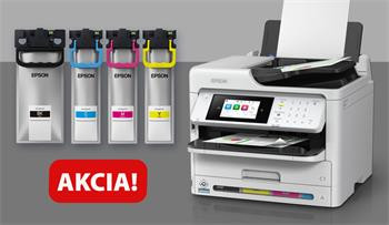 AKCIA: MFP EPSON WorkForce Pro WF-C5890DWF + CMYK na 5.000 strán