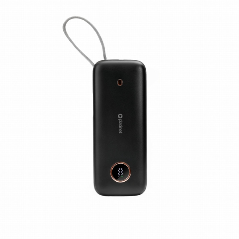 Platinet PMPB2070 Powerbanka 20000 mAh 70W Power Delivery, 1xUSB-C, 1xUSB-A, kábel USB-C 1m, black 2