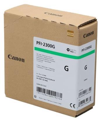 kazeta CANON PFI-2300G Green iPF GP-2000/4000 (330 ml)