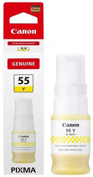 atramentová náplň CANON GI-55Y yellow MAXIFY GX1050/GX2050 (3000 str.)
