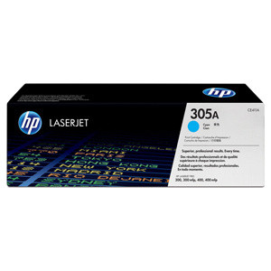 TONER CE411A HP305A toner azúrový, 2600 str.- poškodená krabica