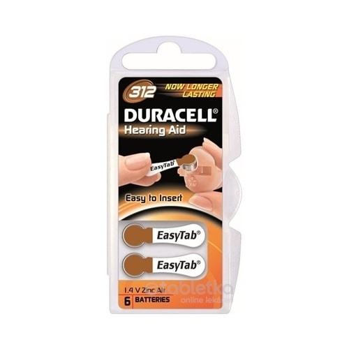 Batérie Duracell EasyTab 312 6ks Blister (sluch)