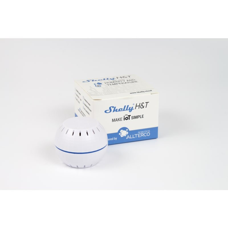 Shelly H&T - batériový senzor teploty a vlhkosti (WiFi) - Biely 1