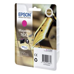 kazeta EPSON WF2520/2530/2540/2750 T163 Magenta XL 16 (450 str.)