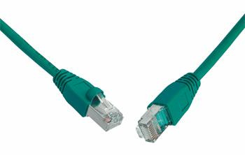Patch kábel CAT6 SFTP PVC 7 m zelený snag-proof C6-315GR-7MB