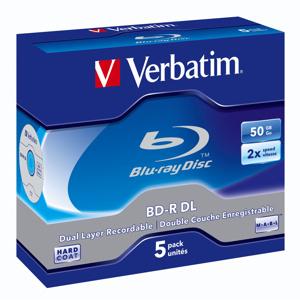 BD-R DL Verbatim 50GB 6x Scratchguard Plus 5ks/bal