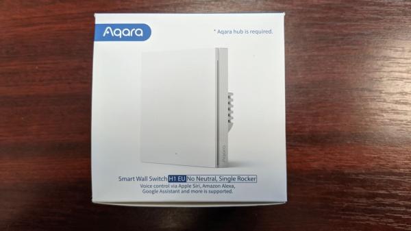 vypínač s relé zigbee AQARA Smart Wall Switch H1 EU (No Neutral, Single Rocker) (WS-EUK01) 10