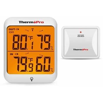 bezdrôtový digitálny teplomer ThermoPro s dosahom až 60 m