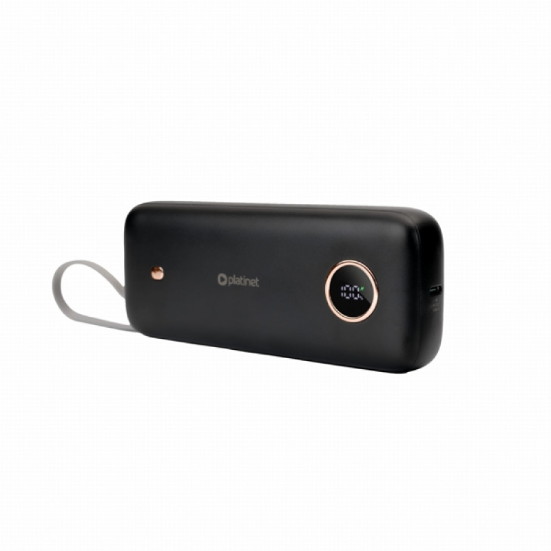 Platinet PMPB2070 Powerbanka 20000 mAh 70W Power Delivery, 1xUSB-C, 1xUSB-A, kábel USB-C 1m, black 5