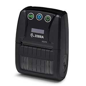 Zebra mobilná tlačiareň ZQ210,2.25inch DT Printer,Bluetooth,linerlessprinting, Belt clip,USB cable,E