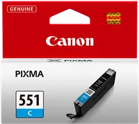 kazeta CANON CLI-551C cyan MG 5450/6350, iP 7250, MX 925 (330 str.)