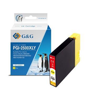 alt. kazeta G&G pre CANON PGI-2500XLY Maxify MB5050/MB5350/IB4050 (20.4ml/Y)