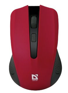 Myš bezdrôtová Defender Accura MM-935 / 1600 dpi / červená