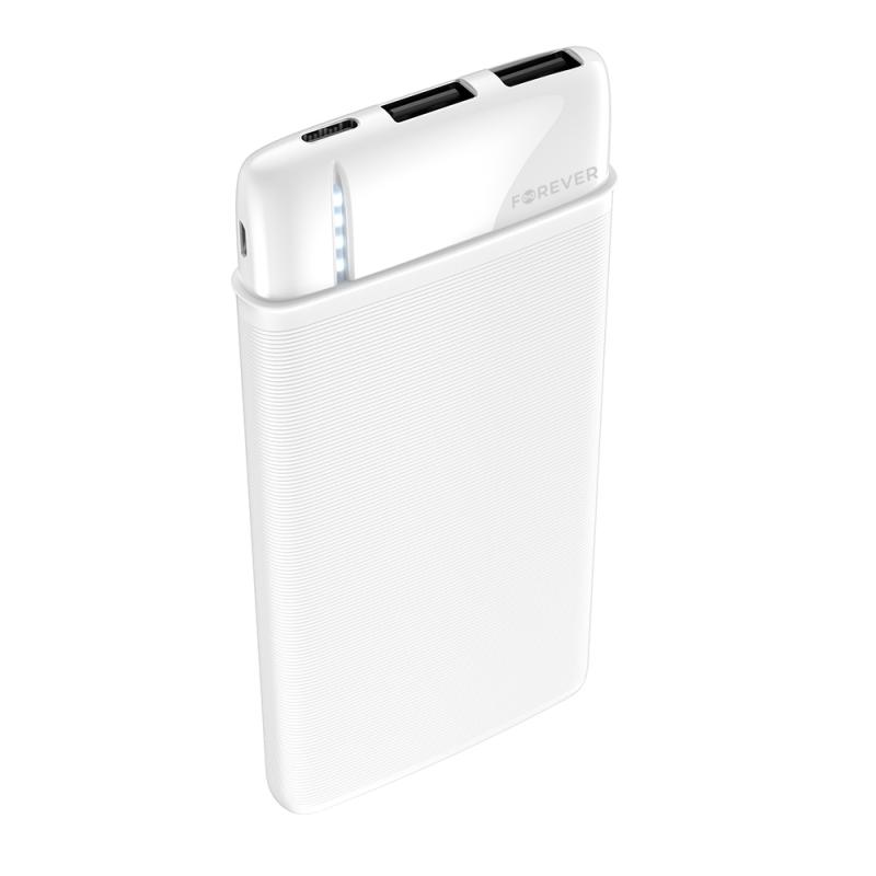 PowerBank Forever TB-100M 10000 mAh biela 2