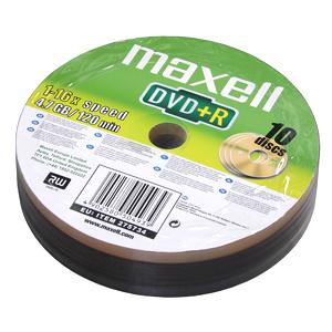 DVD+R MAXELL 4,7GB 16X 10ks/spindel