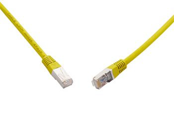 10 G patch kábel CAT6A SFTP LSOH 10 m žltý non-snag-proof C6A-315YE-10MB