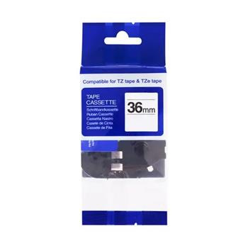 kompatibilná páska pre BROTHER TZ365 biele písmo, čierna páska Tape (36mm)