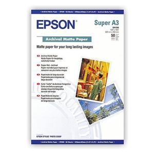 papier EPSON S041340 Archival Matte 192g/m2, A3+, 50ks