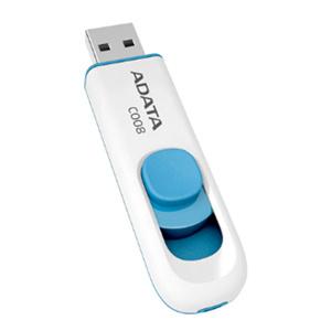 USB kľúč ADATA Classic Series C008 32GB USB 2.0 výsuvný konektor, bielo-modrý