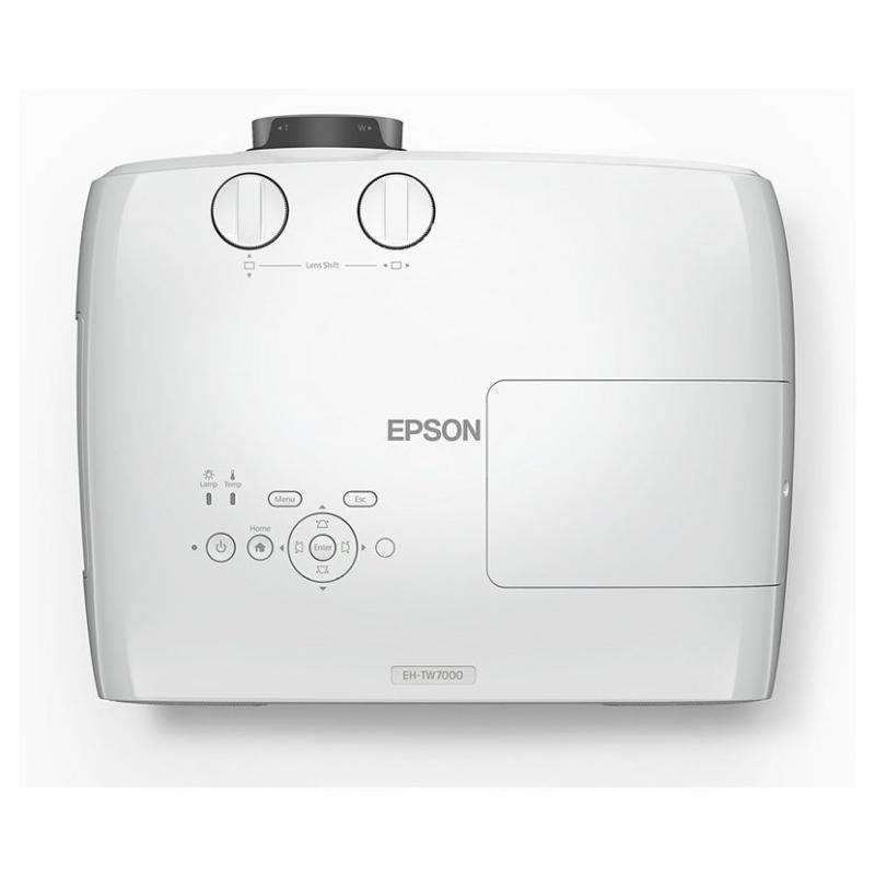 projektor EPSON EH-TW7100, 3LCD, 3000ANSI, 4K PRO-UHD, 100.000:1, 3D + platno