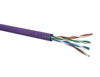 Inštalačný kábel Solarix CAT5E UTP LSOH 350 MHz 1000m/cievka SXKD-5E-UTP-LSOH