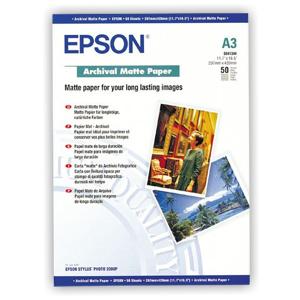 papier EPSON S041344 Archival Matte 194g/m2, A3, 50ks